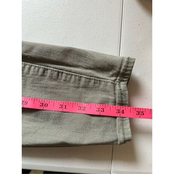 GAP women’s pale army green denim legging - Picture 3 of 6